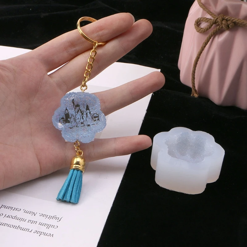 F2TD Средний бриллиант Кошачий коготь силиконовая форма Сделай Сам