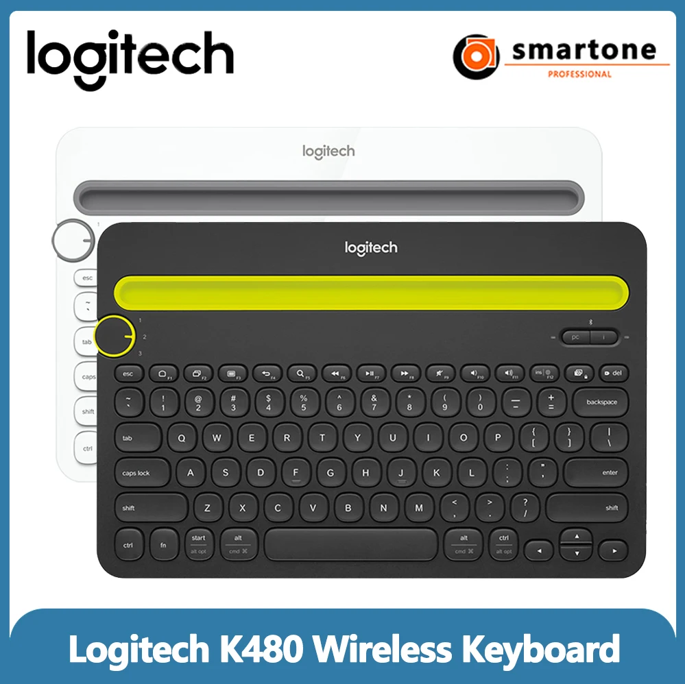 Logitech K480 Беспроводной Bluetooth клавиатура мульти переключения устройств мобильный