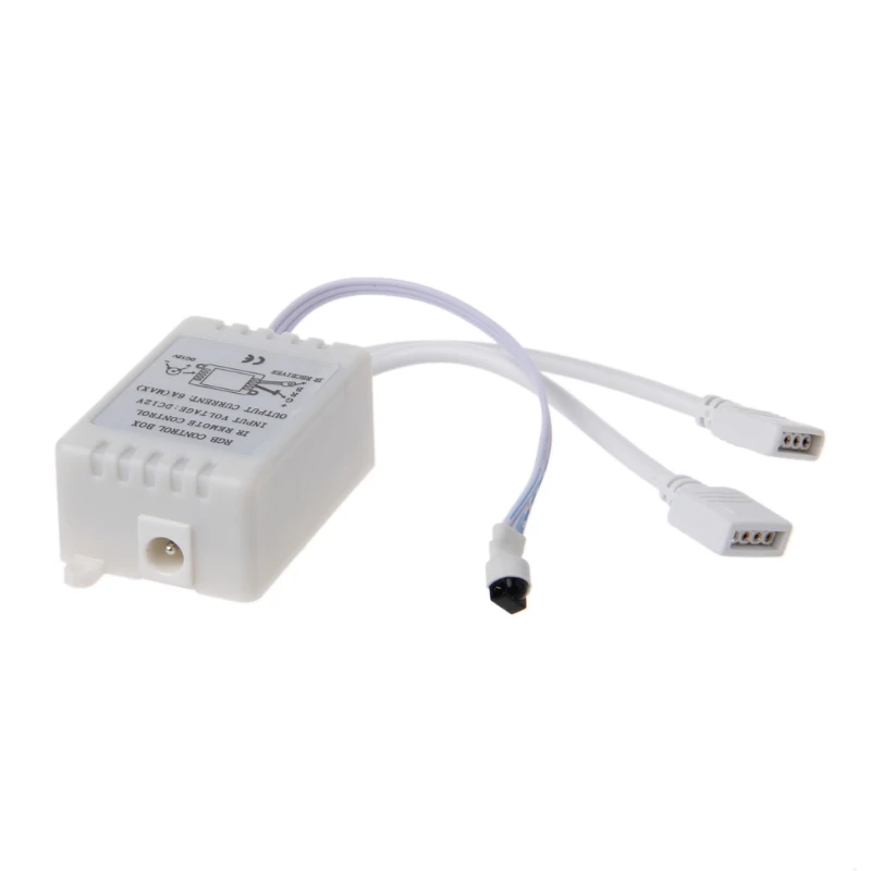 

40JE 3528 Multi RGB 10m SMD 12V LED Strip Light Adapter 44 Key IR Remote Non Waterproof