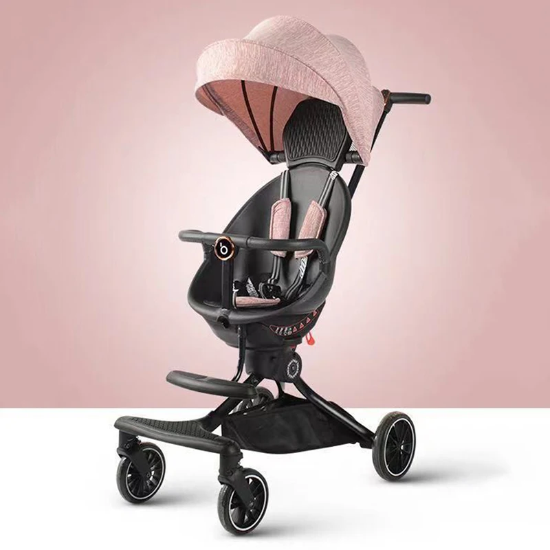 Portable Two-way High Landscape Fold Baby Push The Car Can Sit and Lie Down Slow Baby Artifact