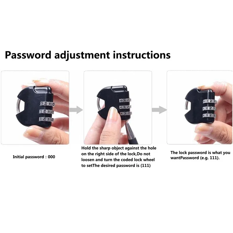 Большая сделка комбинация треугольный Дорожный чемодан багажный замок с паролем