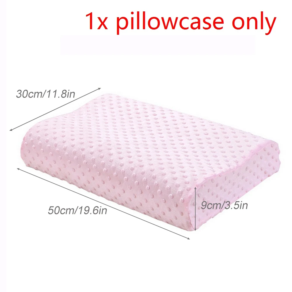 pink pillowcase Urijk подушки в форме бабочки ортопедические подушки массаж пены памяти подушки для сна шеи боли шейки - Цвет: pink pillowcase