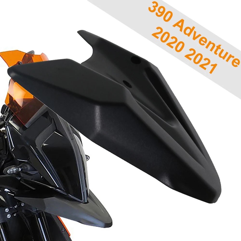 

For 390 Adventure ADV 2020 2021 Motorcycle Accessories Front Fender Mudguard Beak Cowl Guard Extension Wheel Cover Fairing