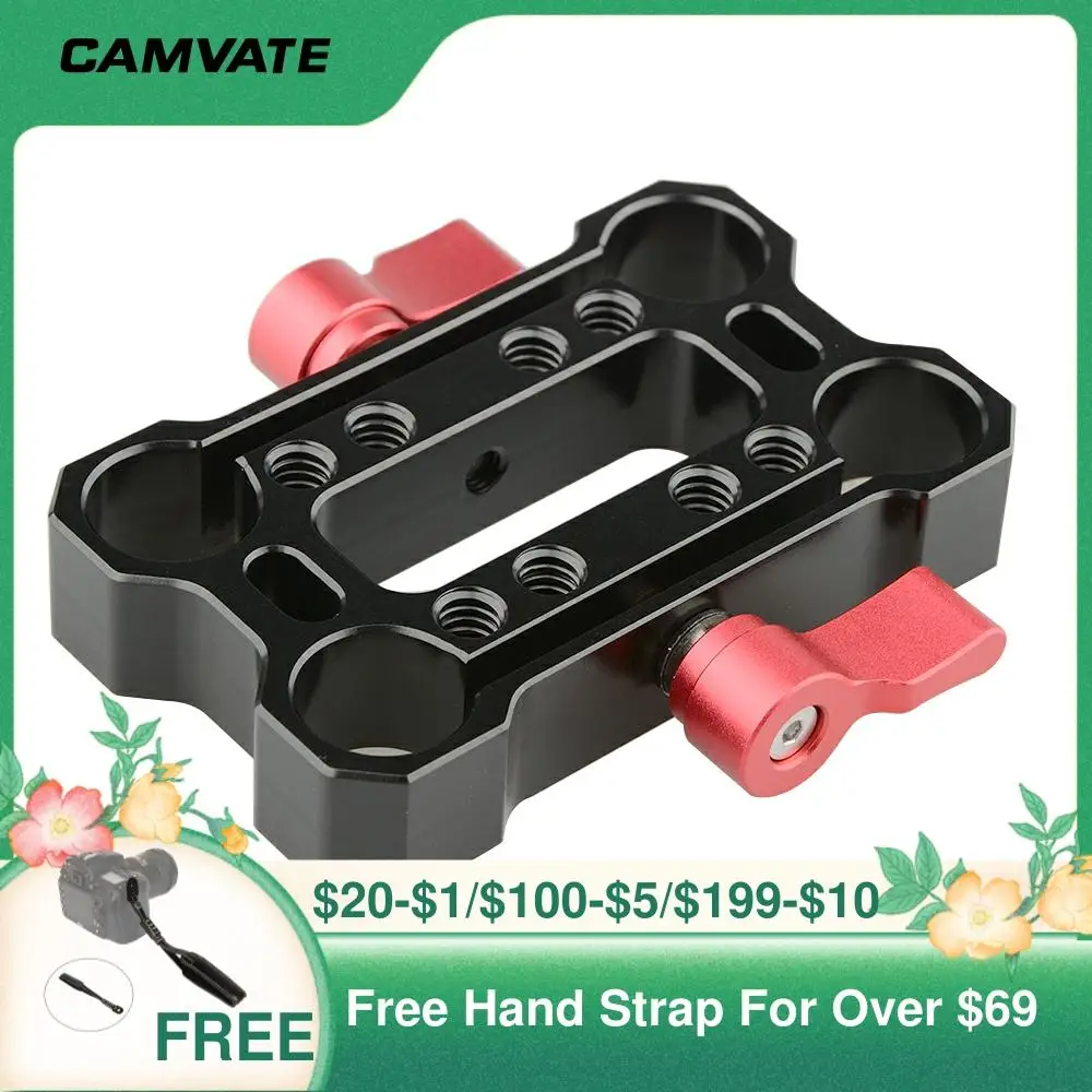 CAMVATE высота стоек смещение перила 15 мм стержневой зажим (красный винт) C1689|15mm rod