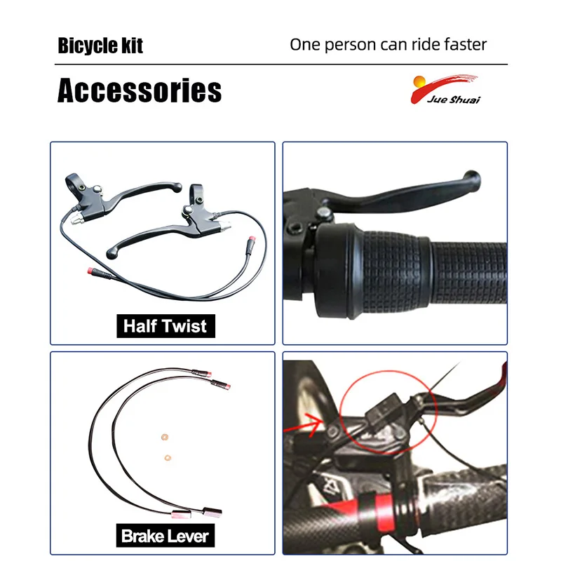 

Ebike Conversion Kit 500W Front/Rear Motor Kit 48V 20AH Hub Motor Wheel Electric Bicycle Conversion Kit for MTB Road Bike