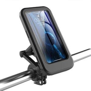 bicycle motorcycle phone holder handlebar cell phone mount for iphone xiaomi waterproof case bike phone bag support phone mount free global shipping