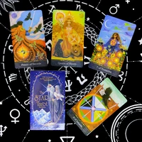 the star tarot cards prophecy divination deck english version entertainment board game 78 sheetsbox
