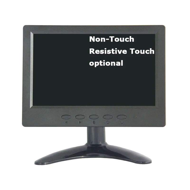7 дюймов охранных небольшой ЖК дисплей монитор 1024*600 с VGA HDMI USB AV BNC Вход|Мониторы| |