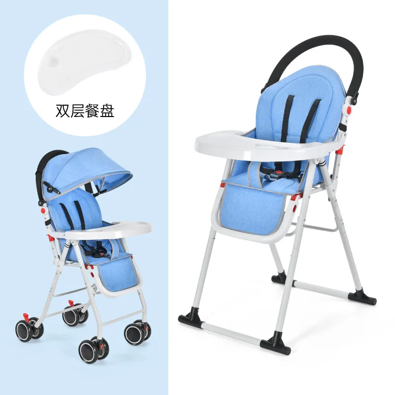 저렴한 어린이 식사 의자 다기능 접이식 아기 식사 좌석 의자 휴대용 식탁 및 의자 가정용 아기 식사 의자