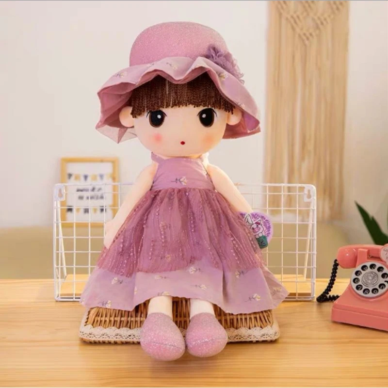 Игрушка плюшевая для девочек Спящая кукла детская игрушка успокаивающий подарок