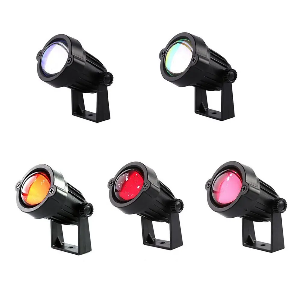 

Sunset Projection Lamp Rainbow Background Light 3W Projection Light Photo Atmosphere Creation Small Mini Wall Light