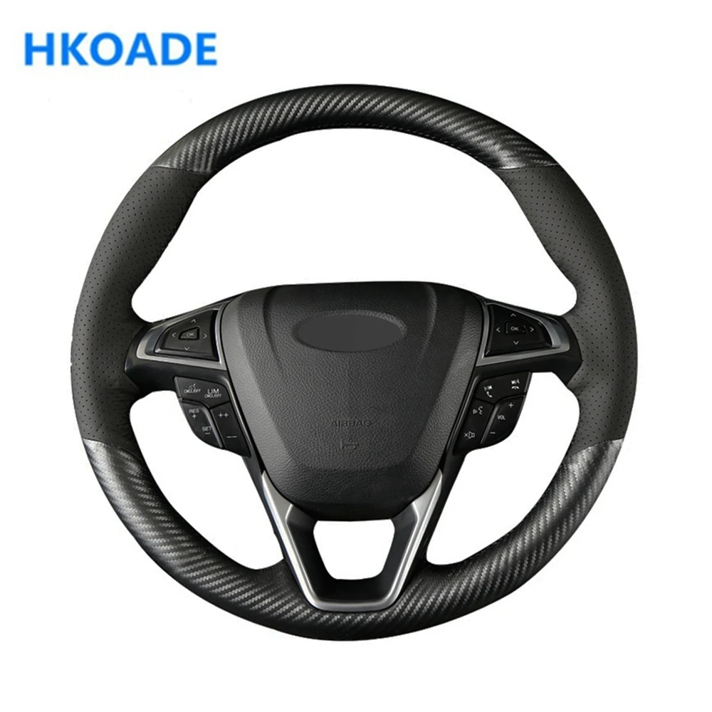 DIY ручной работы черный удобный углеродного волокна кожа автомобильные