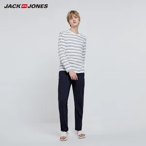 Мужская теплая Домашняя одежда JackJones, мягкий хлопковый пижамный комплект, 2193HG503