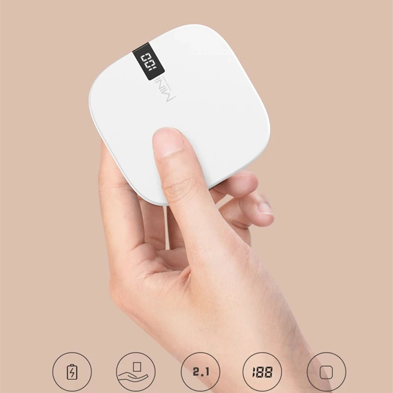 

Mini Power Bank 10000mAh Portable Charging Poverbank External Battery Charger Powerbank 10000 mAh for Xiaomi Mi iPhone 12 Pro XR