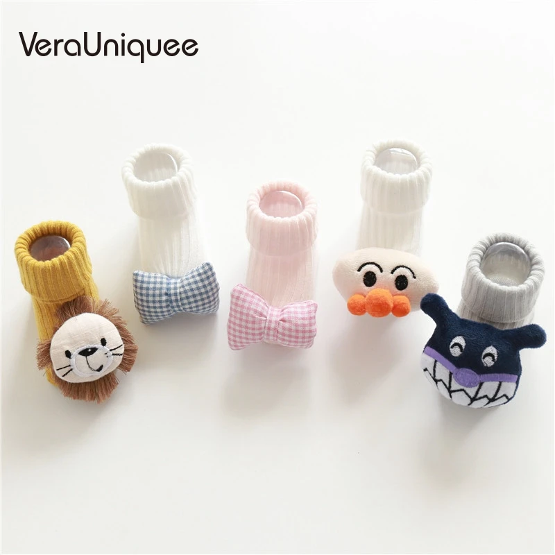 

Короткие носки для девочек VeraUniquee, Нескользящие сетчатые носки для мальчиков, хлопковые мягкие удобные детские носки, 1 шт./партия