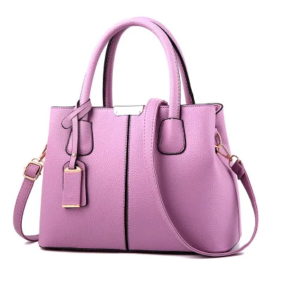 

2021 European and American Foreign Trade Handbags New Fashion Lychee Pattern Ladies Handbag Shoulder Bag Diagonal Bag