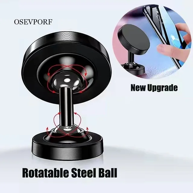 car phone holder strong magnetic suction mount mobile smartphone stands bed desk magnet support rotatable car cellphone bracket free global shipping