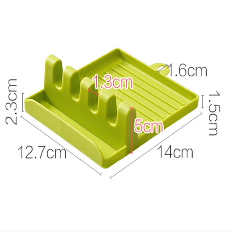 

Hot Cooking Utensil Rest Plastic Kitchen Organizer and Storage Drip Pad Pot Lid Spoon Holder Non-slip Cocina Kitchen Accessories