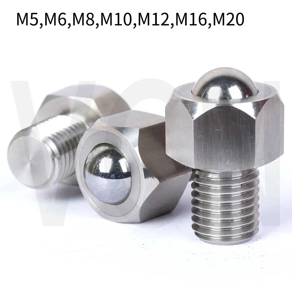 Шариковые ролики поршневые шариковые Шестигранная головка тип шпилька M5 M6 M8 M10 M12