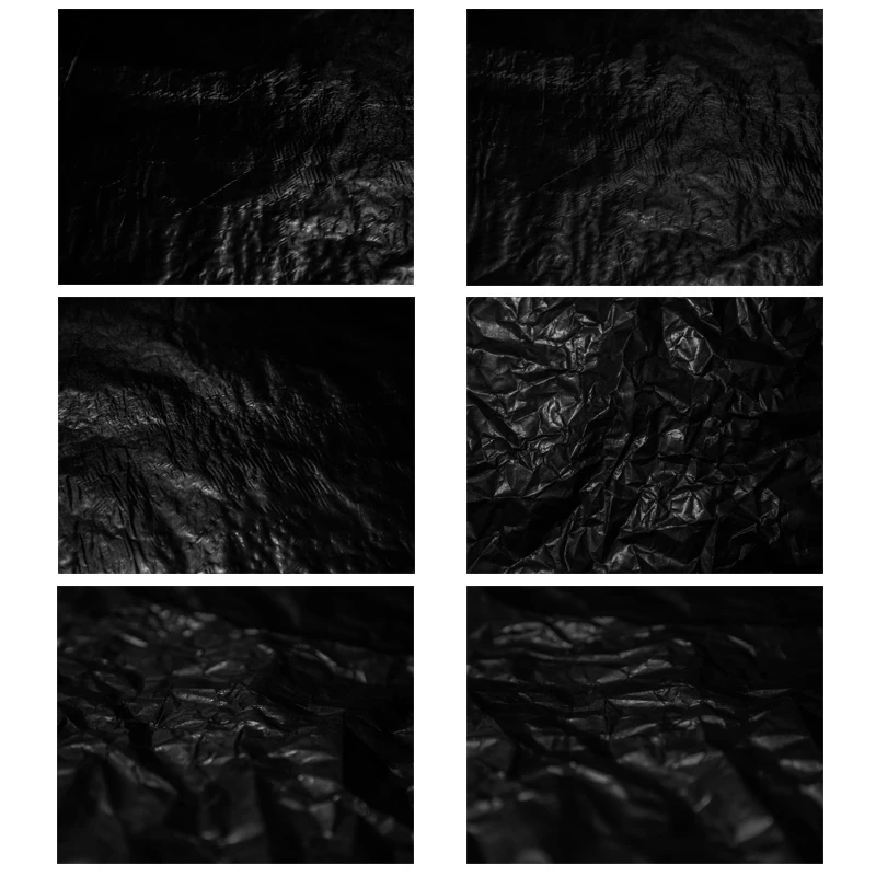 Тканевый фон Nitree Сияющая Черная фольга размытая текстура фото студия реквизит