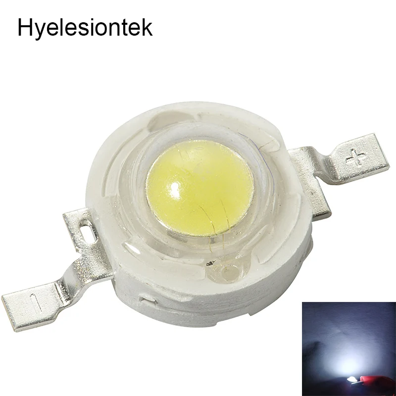8500K 10 шт. светодиодный 3W-Диодная лампа лампада желтый RGB УФ-белый диодный светодиодный радиатор с металлической пластиной алюминиевая основа Звездный светильник для выращивания всего спектра - Цвет: 8500K