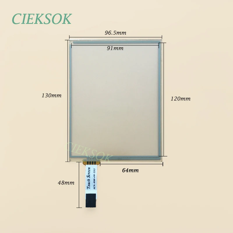 Сенсорный экран 5 8 дюйма 0580 4W TFT с дигитайзером 4 провода сопротивление рукописное