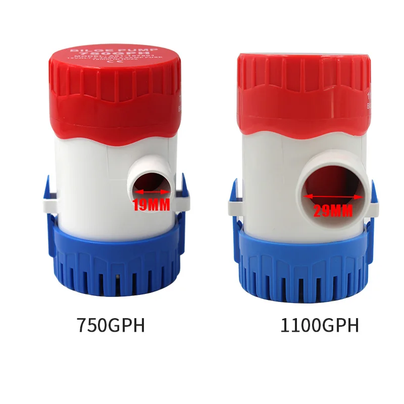 Стиль 1100GPH 750GPH 500GPH 350GPH 12/24VDC откачивающий насос высокого давления погружной используется в саду гидросамолет двигатель дома на солнечной батарее