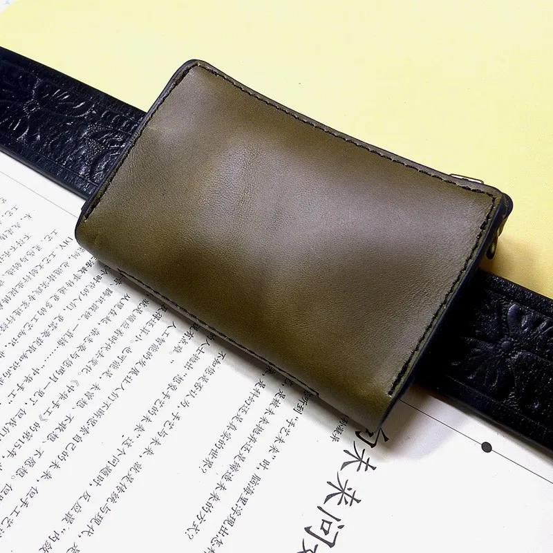 Тонкий поясной кошелек Blongk для мужчин и женщин миниатюрная сумка на молнии из