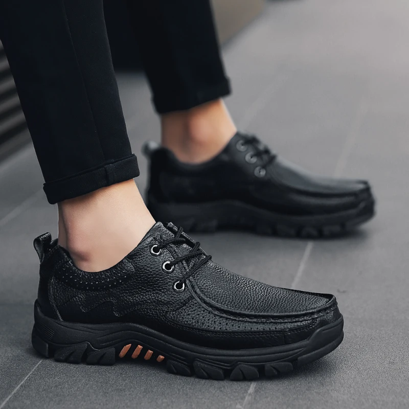 

Men Casual Casual Men's Sneakers Men Shoes Leather Man Fashion Shoe For Leisure Mens Boots Causal Hot Sale