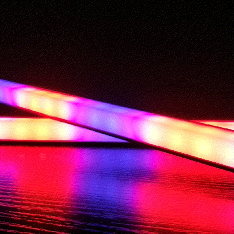 

Coolmoon Double Sided Luminous Magnetic Light Bar Magnetic ARGB LED Strip for PC Color Changing LED Hard Light Bar HX6A