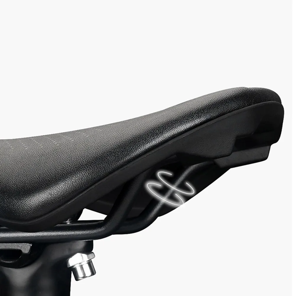 Велосипедное мягкое толстое седло TOSEEK широкое для горного и дорожного