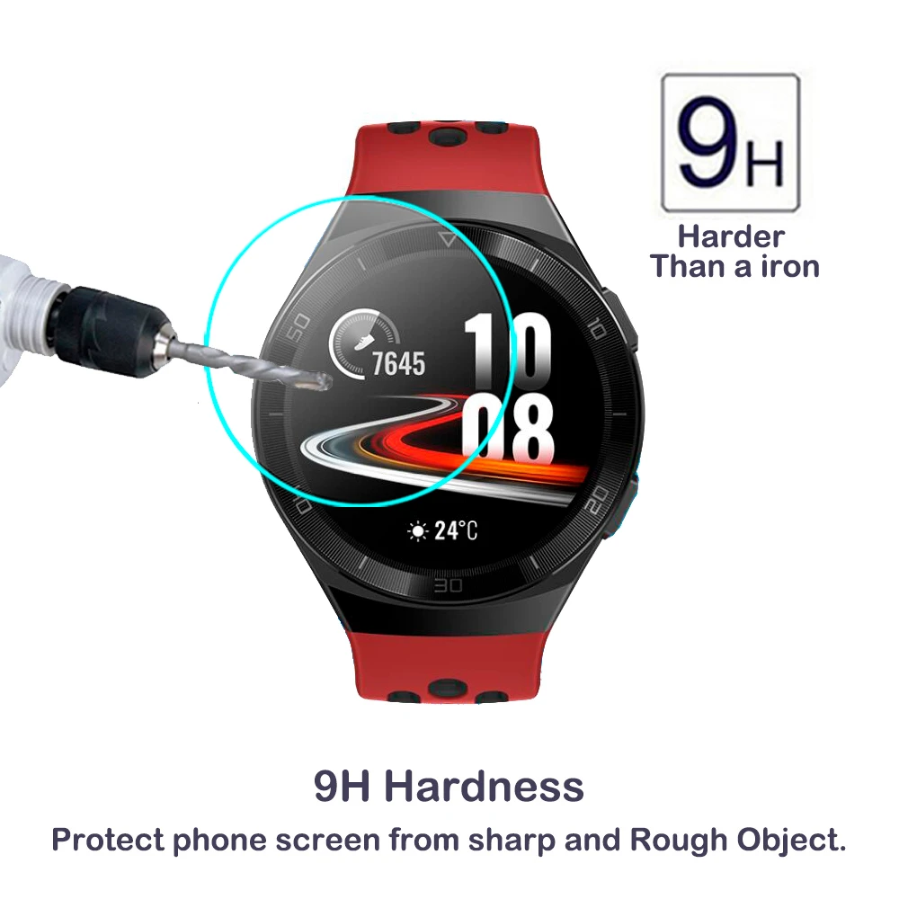 Закаленное стекло 2.5D 9H для Huawei Watch GT 2e Защитная пленка экрана прозрачное HD с