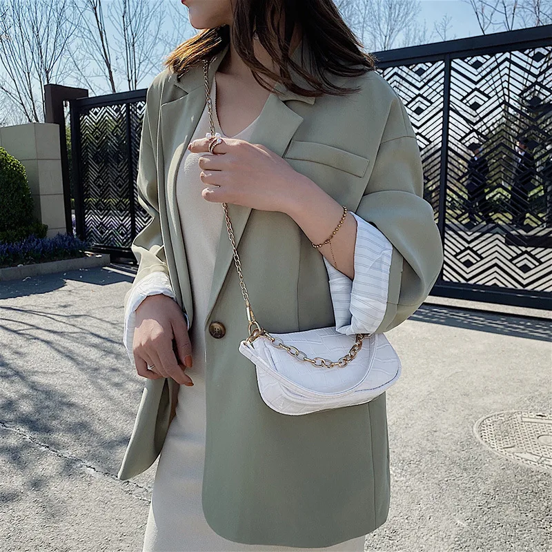 Soomile 2020 new women chain handbag shoulder bag Mini PU Leather Crossbody Bags young Ladies Zipper Small Messenger Hand Bag | Багаж и