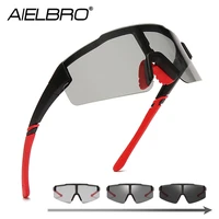 aielbro mens sunglasses photochromic bicycle cycling glasses cycling sunglasses polarized cycling eyewear uv400 sunglasses