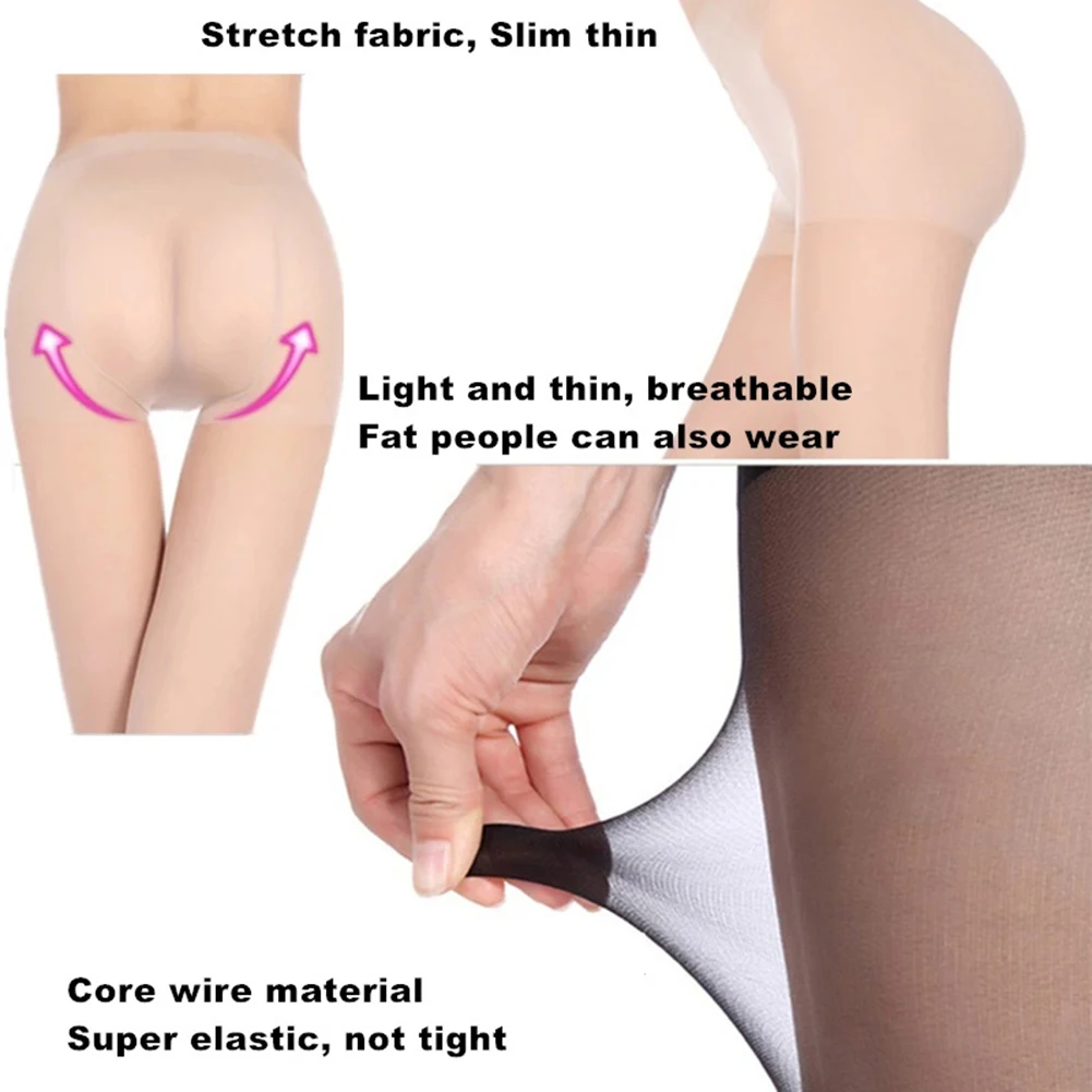 Супер эластичный магический чулки эластичные полупрозрачные колготки анти крюк