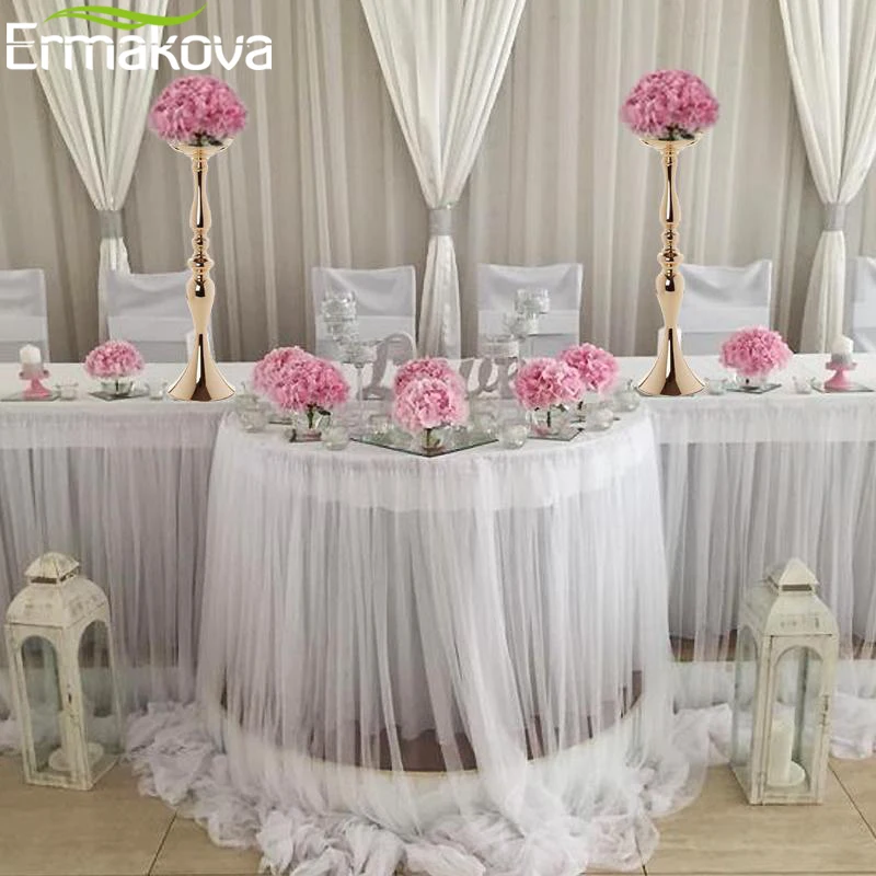 ermakova candle holders stand column candlestick event road lead flower vase rack table wedding centerpieces party dinner decor free global shipping