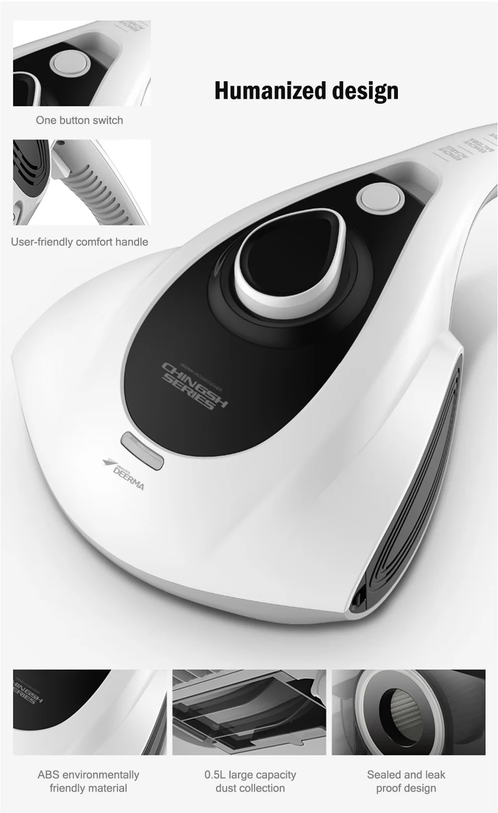 Deerma UV клещей пылесос 12000pa ручной Анти-пыль HEPA для кровати матрас Подушка Диван высокая частота вибрации