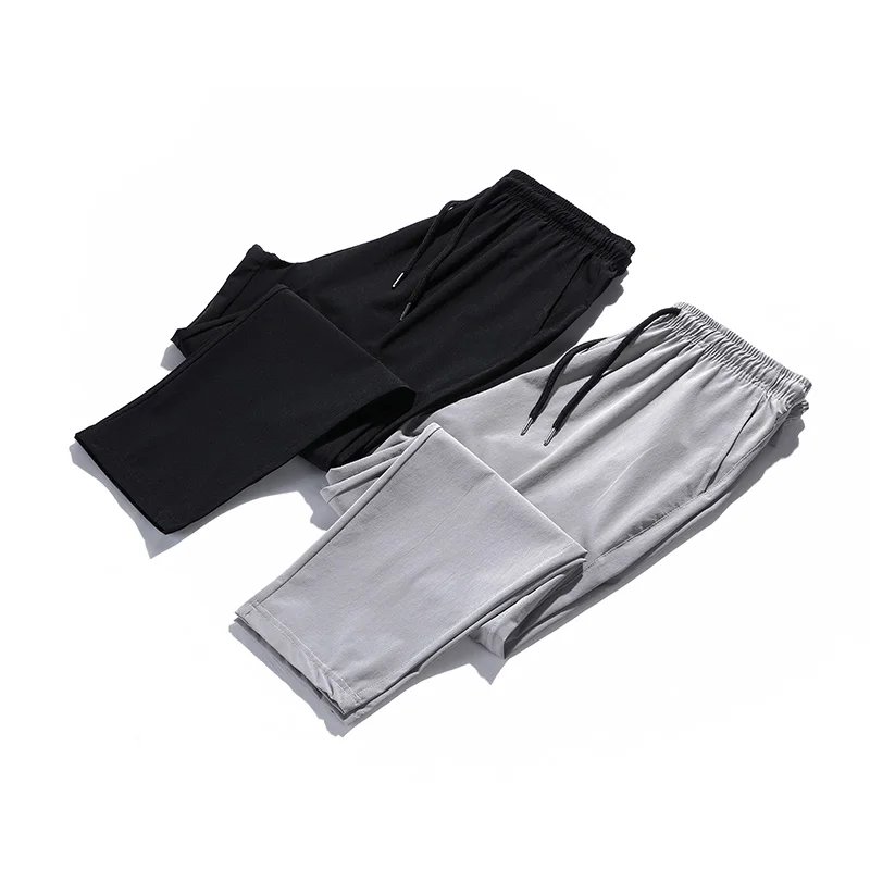 

Ankle Length Pants Men Loose Casual For Fitness Ninth Pants Plus Size Ninth Pants Spring And Summer Fashion Thin Thousers