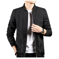 2021 new jacket jacket autumn korean simple fashion casual handsome full jacket high quality standing collar mens jacket