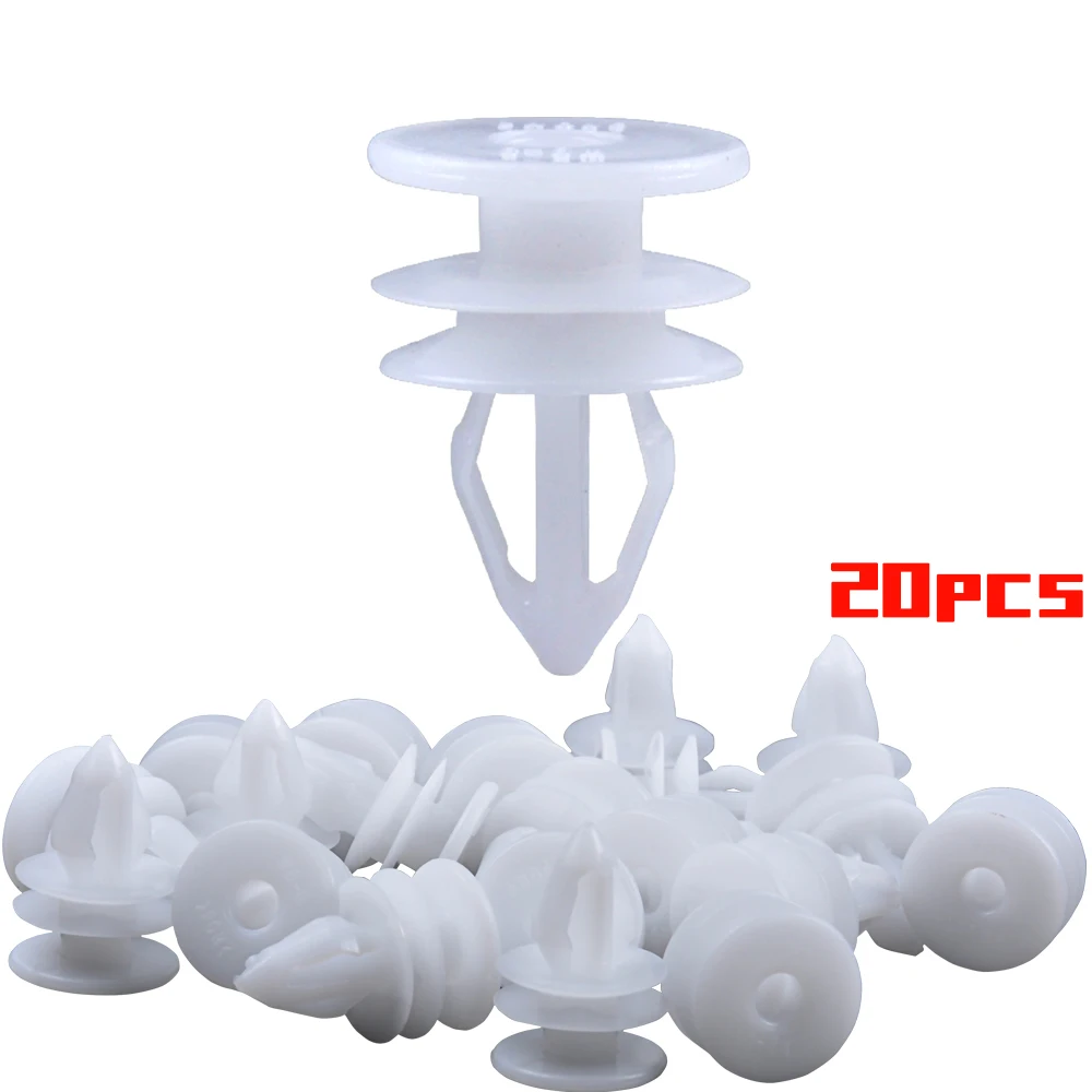 Partsworld 20 шт. дверная отделка панели фиксатор зажимы Крепеж заклепки булавки для