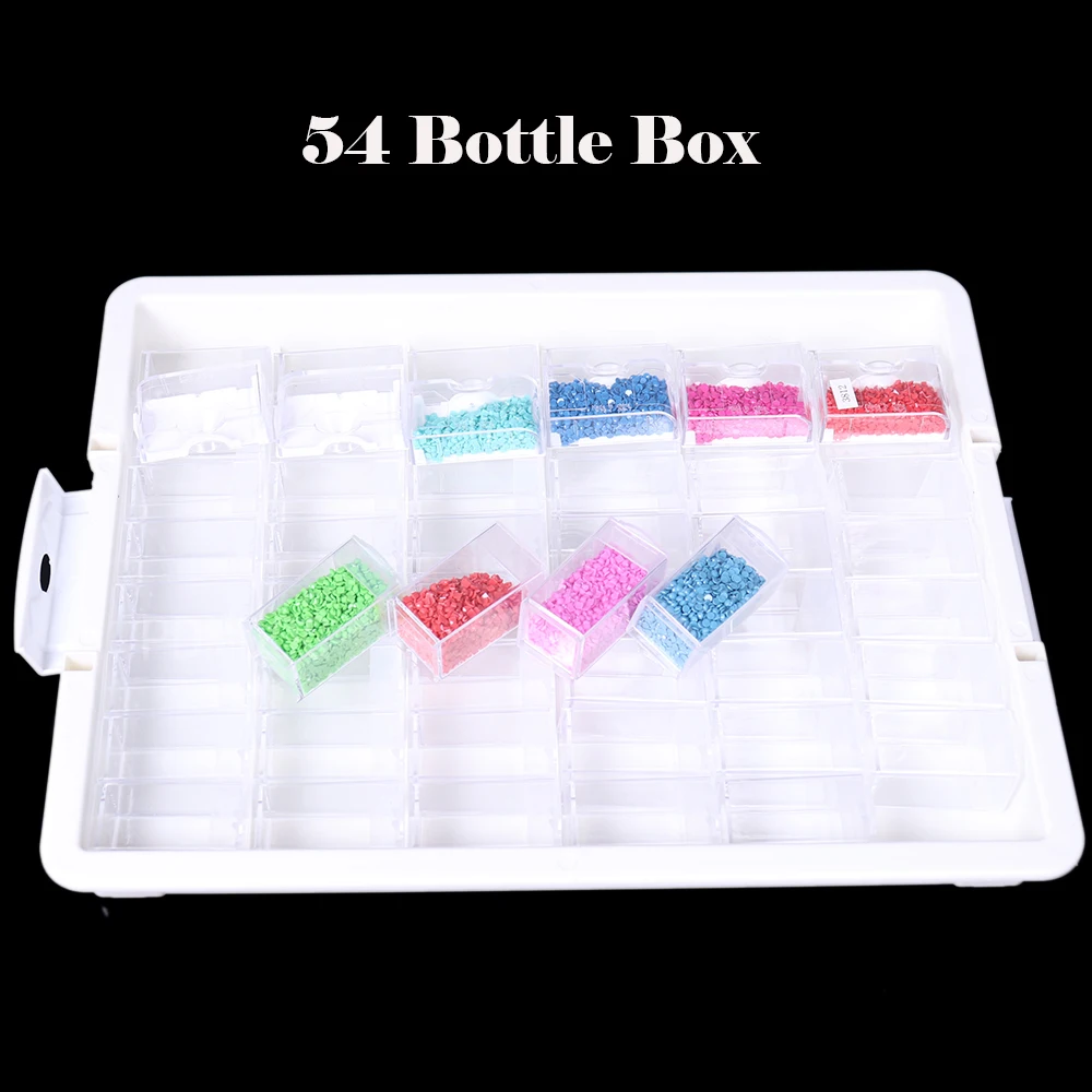 

Storage Box DIY handmade tray Drill Containers Diamond Painting Mosaic Tool Accessories transparent bead jewelry display boxes