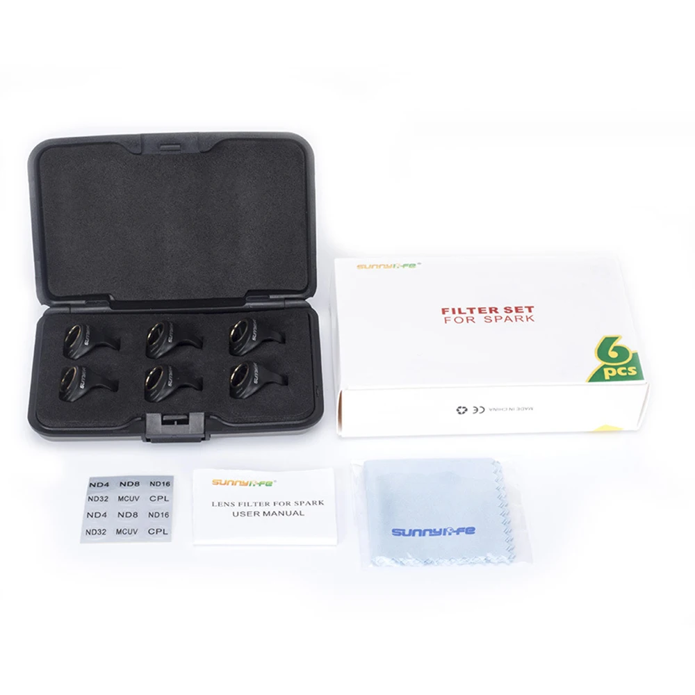 Фотофильтр для объектива фотоаппарата фотофильтр дрона DJI Spark CPL ND4/8/16/32 STAR HD T |