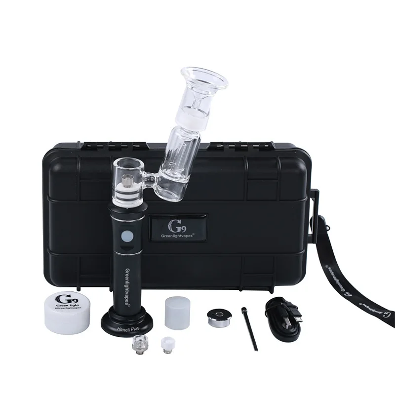 Набор для вейпа G9 Henail Plus Electric Dab с чашей Ti/керамика/кварцевая тарелка стеклянный