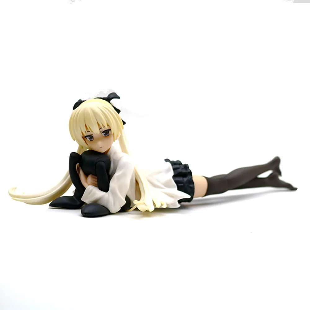 

Japan Anime Figure 21cm Yosuga no Sora prone positionSexy PVC Action Figure kawayi Girl Collection Model Doll Toys car Ornament