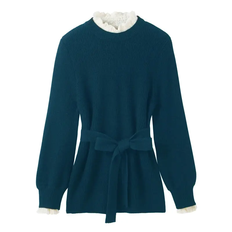 2021 Новое Пальто Поддельные два свободные иностранный стиль весна и осень красный