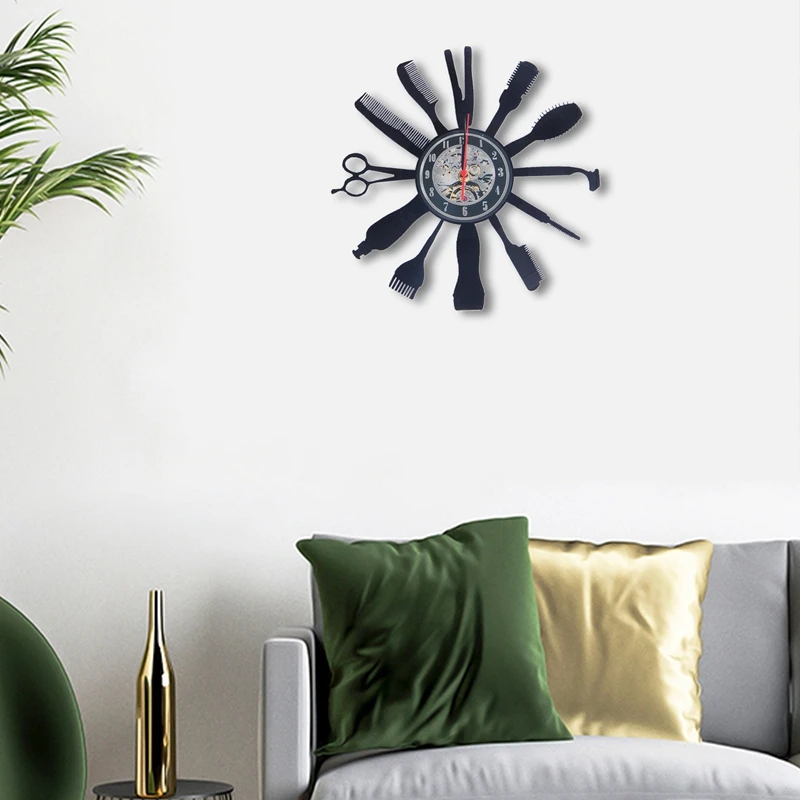 Креативные виниловые часы с компакт-диском художественные настенные