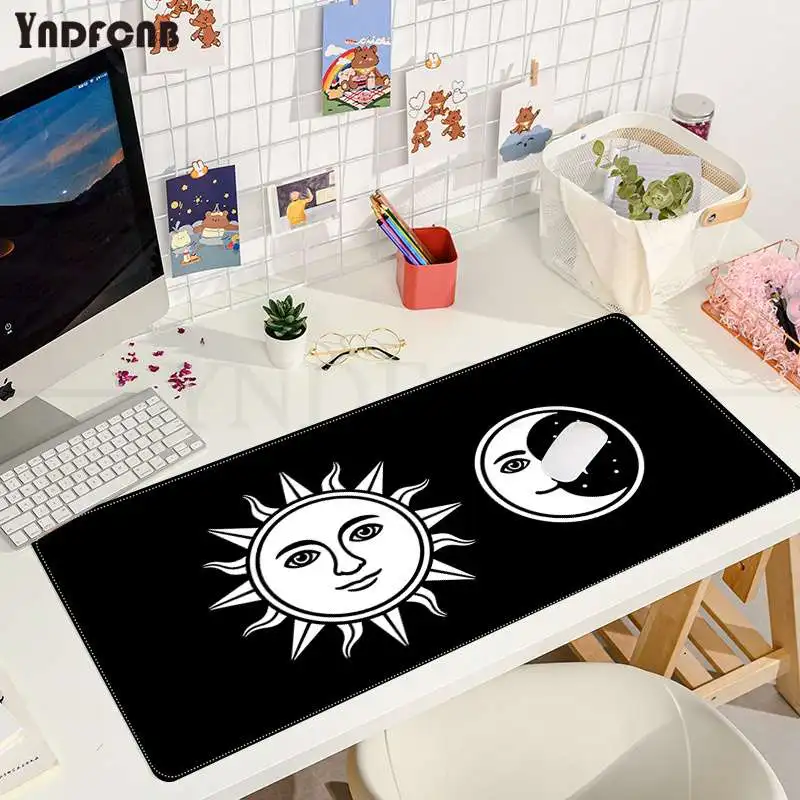 

Witches moon Tarot Mystery totem Gamer Retail Small Rubber Mousepad Size for large Edge Locking Speed Version Game Keyboard Pad