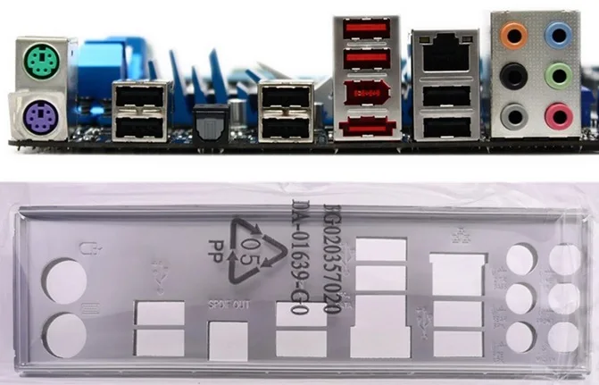 

Новая задняя панель I/O для материнской платы для P7P55D M4A79XTD EVO, задняя панель, бесплатная доставка