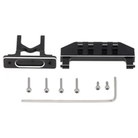 1 set metal aluminum alloy rc car rear body shell mount support with tool for 124 crawler axial scx24 90081 accessories