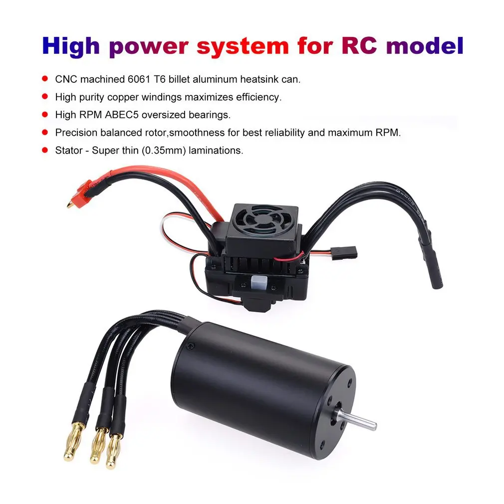 

Модель корабля SURPASS HOBBY мотор 3660 мотор + ESC водонепроницаемый комплект 3300KV бесщеточный водонепроницаемый мотор